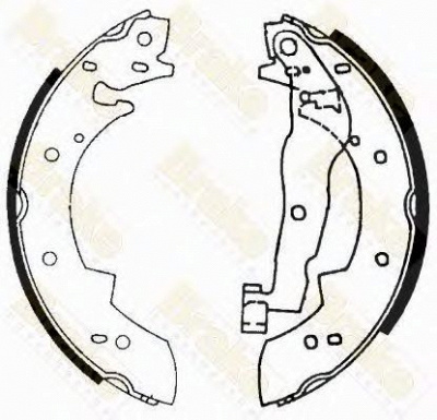BRAKE ENGINEERING sh1177 -  Комплект тормозных колодок
